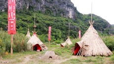 Phim trường "Kong" trong Quần thể danh thắng Tràng An - Ảnh: Báo Dân trí