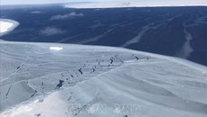 Băng tại Nam Cực. Ảnh: AFP/TTXVN