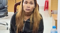 Đối tượng Hai Dieb tại cơ quan chức năng. (Ảnh: TTXVN phát)