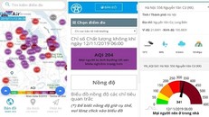 Theo ông Hoàng Dương Tùng, Chủ tịch Mạng lưới không khí sạch Việt Nam, đây là hiện tượng ô nhiễm không khí chưa từng thấy ở Hà Nội. (Ảnh chụp màn hình)