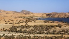 Hồ Nasser ở Dakka, Ai Cập, nơi từng là lãnh thổ của đế chế Neo-Assyria. Ảnh: Alamy.