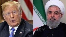 Tổng thống Mỹ Donald Trump (trái) và Tổng thống Iran Hassan Rouhani. Ảnh: AFP/TTXVN