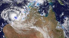 Đây là cơn bão nhiệt đới đầu tiên trong mùa bão năm nay và là cơn bão cấp 1. (Nguồn: Bureau of Meteorology)