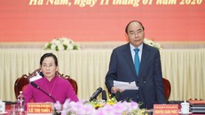 Thủ tướng Nguyễn Xuân Phúc phát biểu tại buổi làm việc.