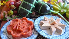 Mâm cúng giao thừa ngoài trời chỉ cần chuẩn bị đơn giản nhưng thành tâm.