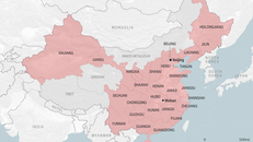 Tất cả khu vực ở Trung Quốc đều bị ảnh hưởng bởi virus corona. Ảnh: CNN