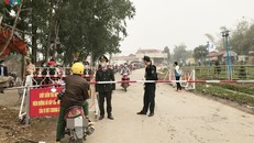 Một chốt kiểm soát tại xã Sơn Lôi, Vĩnh Phúc.