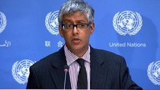 Phó phát ngôn viên của Tổng thư ký Liên hợp quốc Farhan Haq. (Nguồn: UN)