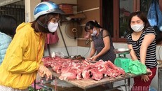 ại các chợ ở Hà Nội, dù có phần ế ẩm hơn trước nhưng giá thịt lợn vẫn khá đắt đỏ