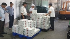 Lô hàng 2 tấn vải thiều tươi của Việt Nam thuộc tỉnh Bắc Giang đã tới Nhật Bản an toàn trong ngày hôm nay 20/6.