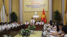 Toàn cảnh buổi Họp báo.