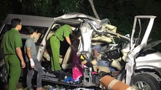 Hiện trường vụ tai nạn thảm khốc.