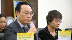 Thứ trưởng Bộ GD&ĐT Hoàng Minh Sơn phát biểu tại Hội thảo.