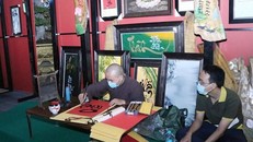 Khai mạc lễ hội Phố ông Đồ 'Xuân bình an' tại Thành phố Hồ Chí Minh