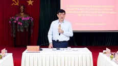 Bộ trưởng Nguyễn Thanh Long chỉ đạo buổi làm việc tại bệnh viện Đa khoa trung ương Cần Thơ.