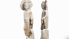 Bức tượng Phật cao khoảng 71 cm. Ảnh: Bộ Du lịch và Cổ vật Ai Cập.