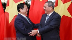 Thủ tướng Phạm Minh Chính hội đàm với Thủ tướng Trung Quốc Lý Cường.