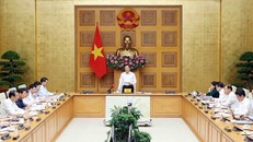 Quang cảnh cuộc họp của Ban Chỉ đạo về kết quả công tác điều hành giá.