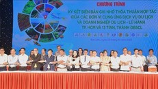 Ký kết ghi nhớ hợp tác giữa các đơn vị cung ứng dịch vụ du lịch – và doanh nghiệp du lịch lữ hành Thành phố Hồ Chí Minh và các tỉnh, thành Đồng bằng sông Cửu Long. 