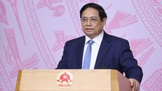 Thủ tướng Phạm Minh Chính phát biểu khai mạc hội nghị.