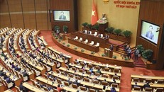 Quang cảnh phiên bế mạc Kỳ họp thứ 6, Quốc hội khóa XV. 