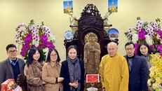 Ban Tôn giáo Chính phủ chúc Tết lãnh đạo Ban Trị sự GHPGVN Hải Phòng