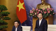 Phó Thủ tướng Trần Hồng Hà phát biểu chỉ đạo. 