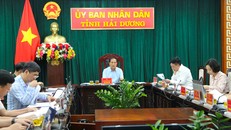 Đồng chí Lưu Văn Bản, Uỷ viên Ban Thường vụ Tỉnh uỷ, Phó Chủ tịch Thường trực UBND tỉnh chủ trì phiên họp tháng 4 (lần 2) của UBND tỉnh vào chiều 5/4.