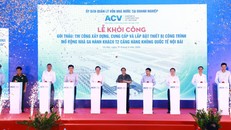 Thủ tướng phát lệnh khởi công mở rộng Nhà ga hành khách T2 Cảng hàng không Quốc tế Nội Bài