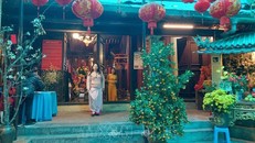 Vẻ trầm mặc của đình Thanh Hà trong khu Phố cổ Hà Nội. 