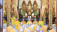 Ban Trị sự GHPGVN tỉnh Thừa Thiên Huế thăm, sách tấn chư hành giả an cư tại các trú xứ Ni.