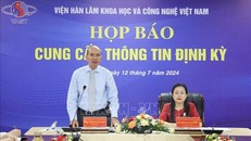 Phó Giáo sư, Tiến sỹ Trần Tuấn Anh, Phó Chủ tịch Viện Hàn lâm Khoa học và Công nghệ phát biểu. 