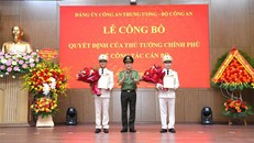 Thủ tướng Chính phủ bổ nhiệm hai Thứ trưởng Bộ Công an