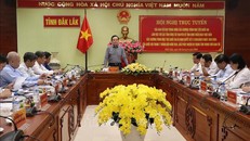 Phó Thủ tướng Chính phủ Trần Lưu Quang phát biểu tại Hội nghị. 