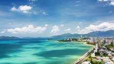 Thành phố Nha Trang nhìn từ trên cao.