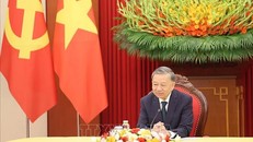 Tổng Bí thư, Chủ tịch nước Tô Lâm hội đàm trực tuyến với Chủ tịch Đảng Dân chủ Tự do Nhật Bản, Thủ tướng Nhật Bản Kishida Fumio. 