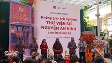 Lễ khánh thành Không gian trải nghiệm Thư viện số Nguyễn An Ninh – Chuyên đề Nam bộ. 