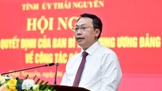 Chủ tịch UBND tỉnh Thái Nguyên Nguyễn Huy Dũng. 