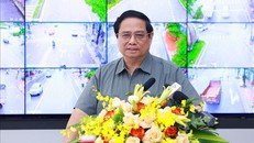 Thủ tướng Phạm Minh Chính phát biểu tại Hội nghị sơ kết 01 năm "Tỉnh an toàn giao thông”. 