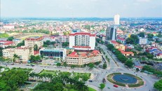 Khu vực trung tâm thành phố Thái Nguyên.
