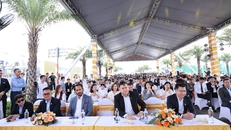 Lễ khởi công đường Liên Phường.