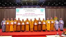Hà Nam : Tổ chức lễ bế mạc Khóa bồi dưỡng kiến thức về giới luật Phật giáo năm 2024 