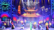 Chương trình biểu diễn Dân ca Quan họ Bắc Ninh. 