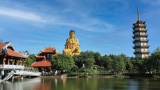 Chùa Khai Nguyên, chốn tâm linh nổi tiếng với tượng Phật lớn nhất Đông Nam Á