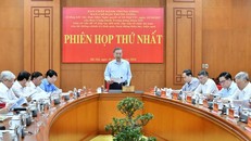 Tổng Bí thư Tô Lâm chủ trì Phiên họp thứ nhất Ban Chỉ đạo Trung ương tổng kết việc thực hiện Nghị quyết số 18-NQ/TW, ngày 25/10/2017 của Ban Chấp hành Trung ương khóa XII về một số vấn đề về tiếp tục đổi mới, sắp xếp tổ chức bộ máy của hệ thống chính trị tinh gọn, hoạt động hiệu lực, hiệu quả. 