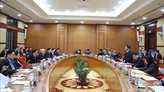 Quang cảnh buổi làm việc.