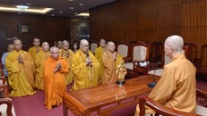 Ban Trị sự các tỉnh Đồng Nai, Bình Thuận, Tiền Giang, Tịnh độ Non Bồng đảnh lễ Đức Pháp chủ GHPGVN