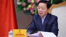 Phó Thủ tướng Trần Hồng Hà phát biểu chỉ đạo. 