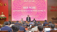Hội nghị Ban Chấp hành Đảng bộ tỉnh Điện Biên khóa XIV tổ chức Hội nghị lần thứ 23.