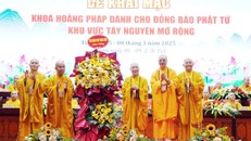 Khai mạc Khóa hoằng pháp dành cho đồng bào Phật tử khu vực Tây Nguyên và các tỉnh lân cận